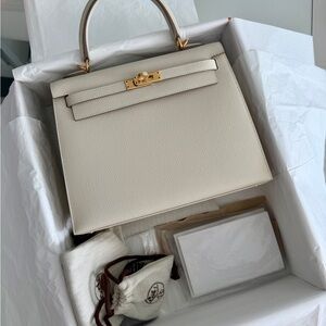 Hermes 25cm Craie